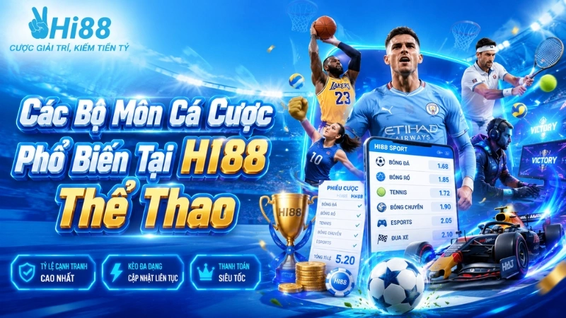 Các Loại Kèo Phổ Biến Tại Thể Thao HI88
