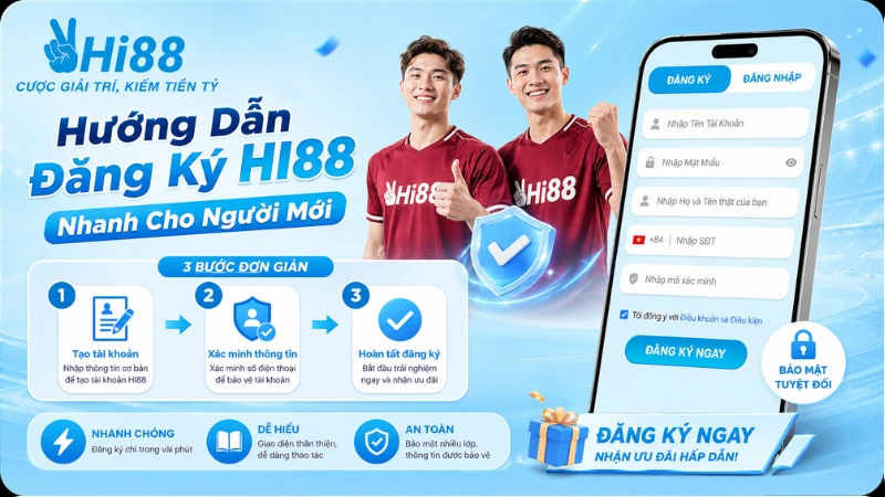 Hướng Dẫn Đăng Ký HI88 Nhanh Cho Người Mới