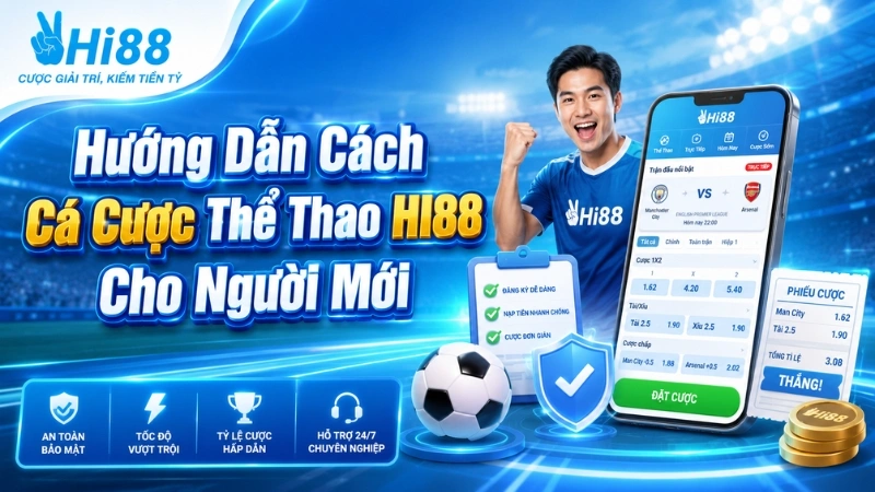 Hướng Dẫn Cách Cá Cược Thể Thao HI88 Cho Người Mới