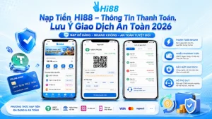 Nạp Tiền HI88 – Thanh Toán An Toàn, Xử Lý Lỗi Nạp Chậm 2026